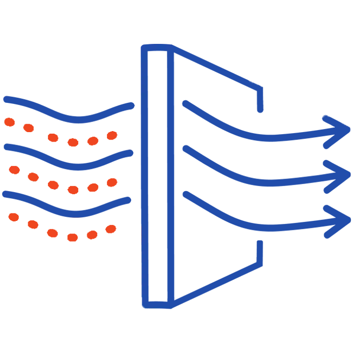 Enhanced indoor air quality icon