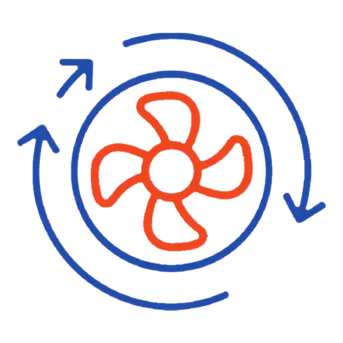 Frequent cycling on and off icon