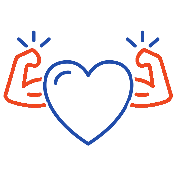 Enhanced overall well-being icon